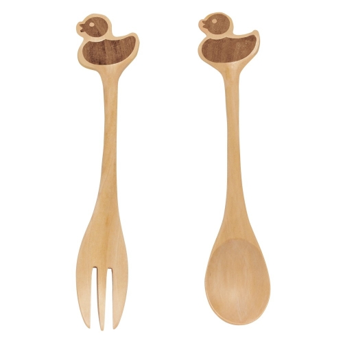 Duck Wood Fork and Spoon